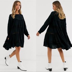 FREE PEOPLE black tunic dress